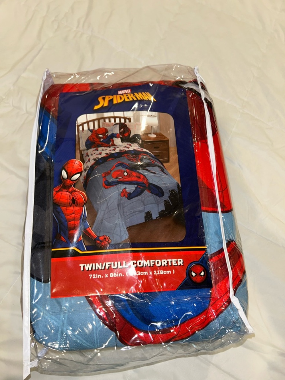 Twin/Full Comforter - Blue & Red